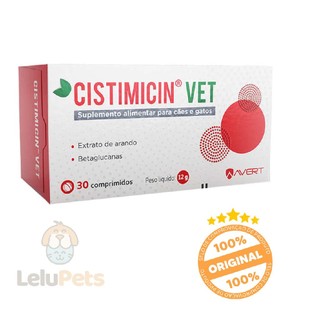 Cistimicin Vet  Avert 30Comp Suplemento para Cachorro e Gato