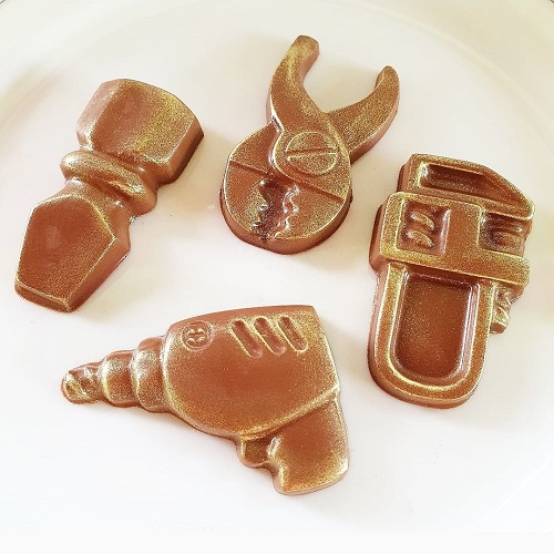 Formas de Acetato Confeitaria pra Chocolate Ferramentas Furadeira Alicate