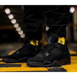 Tenis Air Jordan 4 Retro Black Cat Masculino Feminino NOVO QUALIDADE PREMIUM PROMOÇÃO