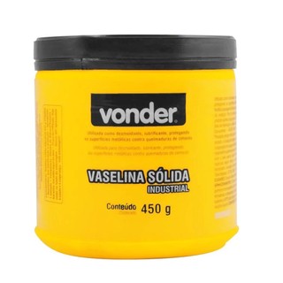Vaselina Sólida industrial 450g Vonder Desmoldante Lubrificante em Oferta na Shopee
