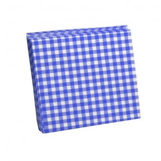 Guardanapo Xadrez Azul Escuro 20cm Festa Junina - 25 unidades - Kaixote -  Rizzo em Oferta na Shopee