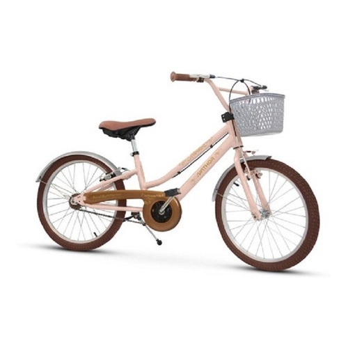 Bicicleta Infantil Nathor Antonella Teen Rosa Aro 20