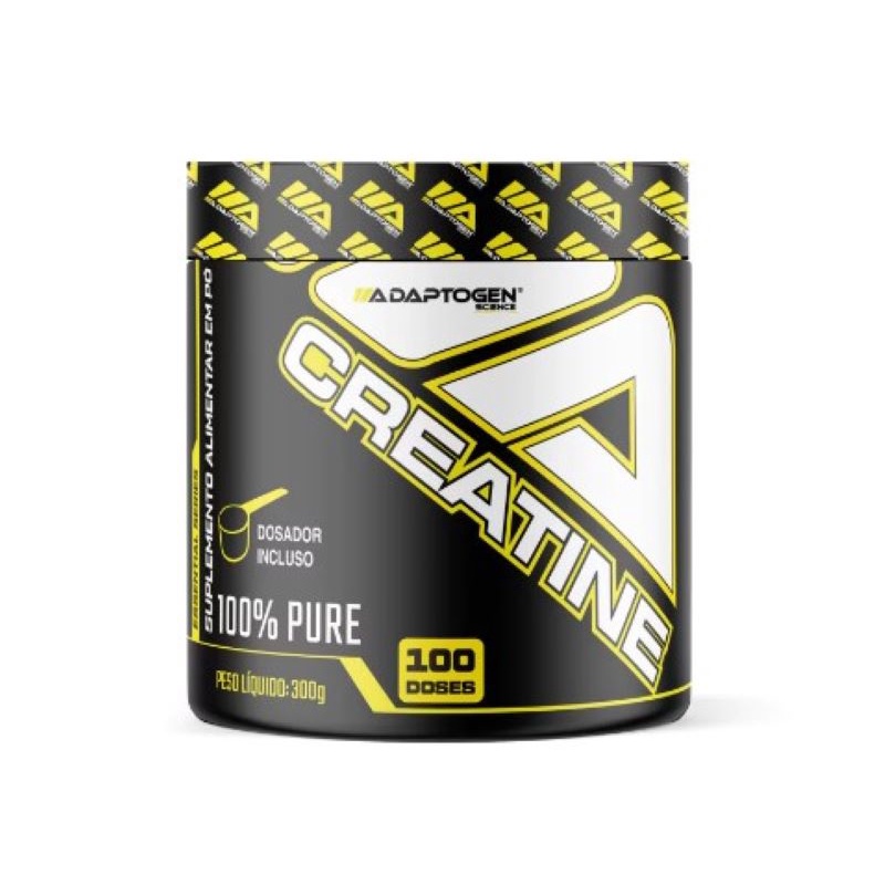 Creatina 100% Pura 300g Adaptogen Science Rende 100 doses