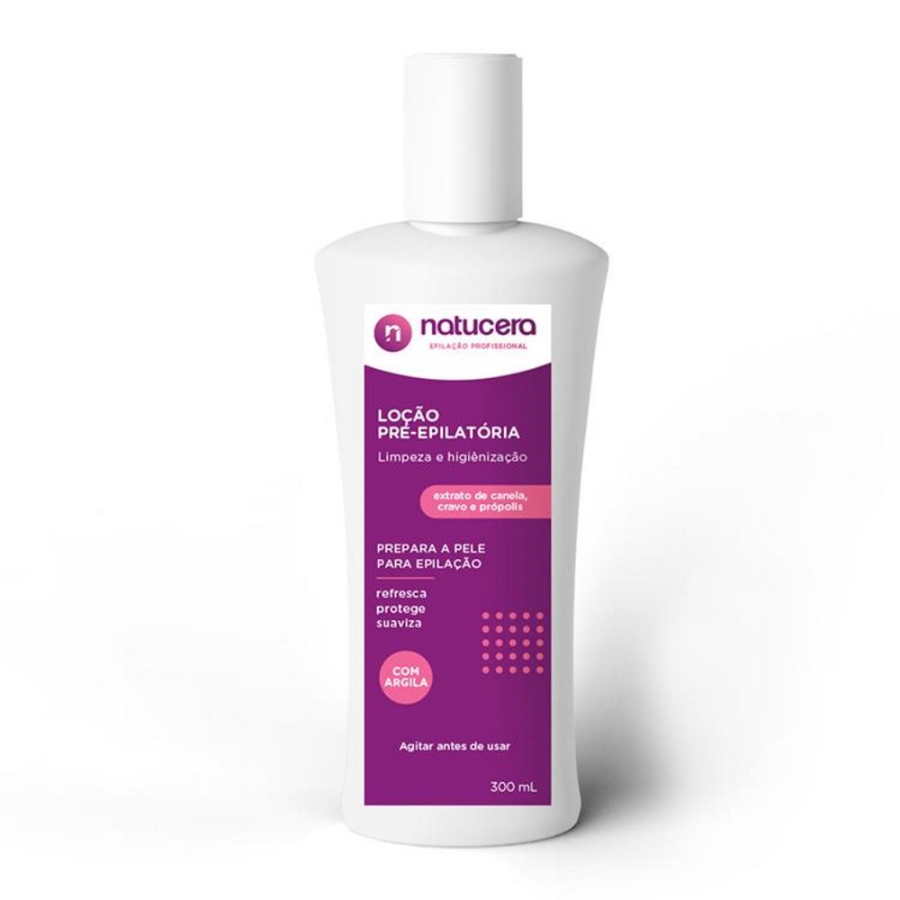Loção Pré Depilação Natucera 300ml em Oferta na Shopee