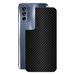 Película para Moto G62 -Traseira Fibra Carbono Preta-Gshield