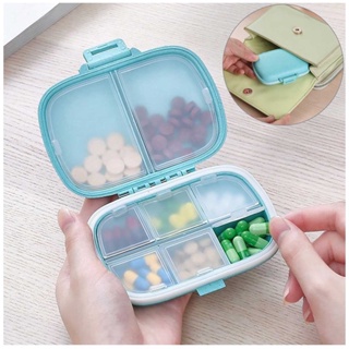 Estojo Caixa Organizadora Porta Comprimidos Cápsulas Compacto De Bolsa Viagem Semanal Divisórias Manhã Noite em Oferta na Shopee