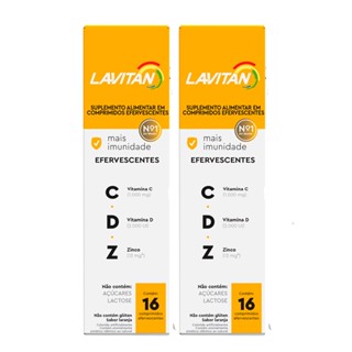 Lavitan Imunidade CDZ Efervescente Com 2 Caixas