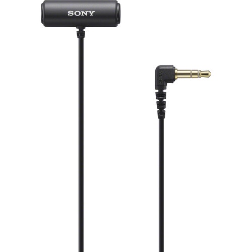 MICROFONE DE LAPELA ESTÉREO COMPACTO SONY ECM-LV1 3,5 MM