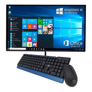 Computador All In One I3 4gb Ram 120gb Ssd tela 19 Hd Wifi em Oferta na Shopee