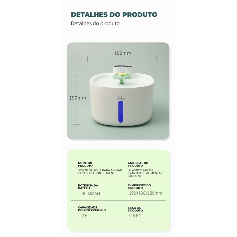 Fonte de Água Automática para Gatos — foto 9