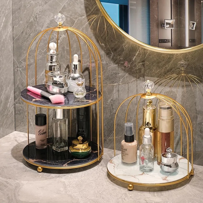 Prateleira Organizadora De Cosméticos De Maquiagem Prateleiras De Armazenamento Para Banhe...