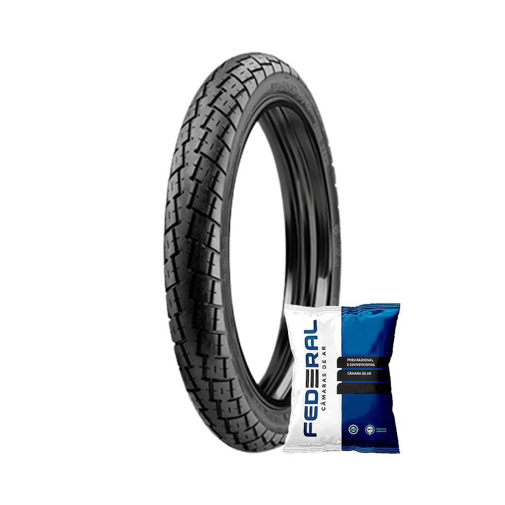 Kita Pneu Ira Soho 2.75-18 + Câmara de Ar CG/Ybr/Factor 125 em Oferta na Shopee