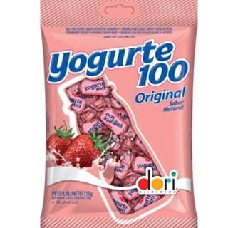 Bala de Yogurte Original Sabor Morango Sem Glúten 120g