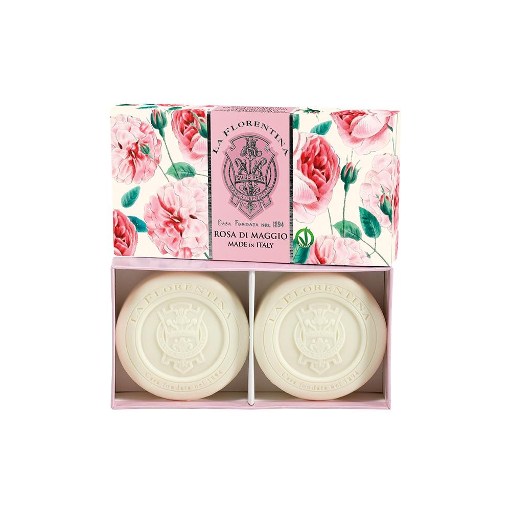 Kit La Florentina Rosa de Maio Sabonete em Barra 2x115g - Beauty