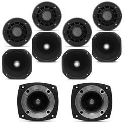 Kit 4 Drivers Unlike + 2 Tweeters Orion + 4 Cornetas Pretas