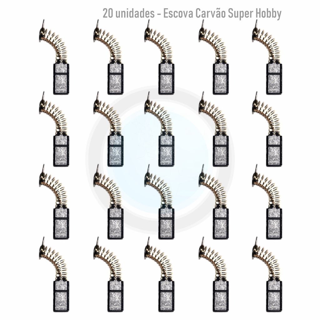 20 Unidades Escova Carvão Furadeira Bosch Super Hobby em Oferta na Shopee