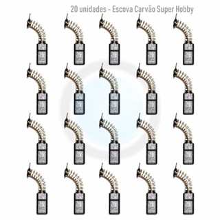 20 Unidades Escova Carvão Furadeira Bosch Super Hobby