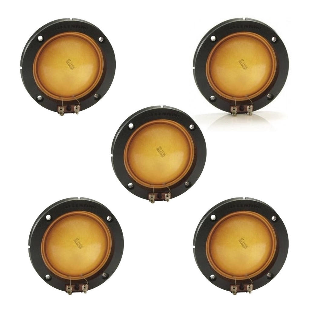 Kit 5 Reparos Originais Driver JBL Selenium D305 - 75 Watts RMS