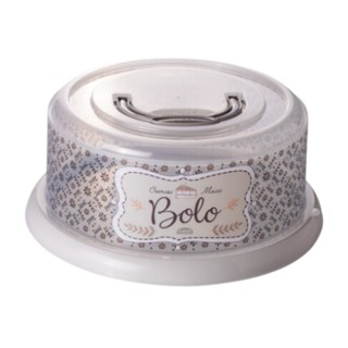 Boleira Com Alça e Tampa Rosca 28cm em Oferta na Shopee
