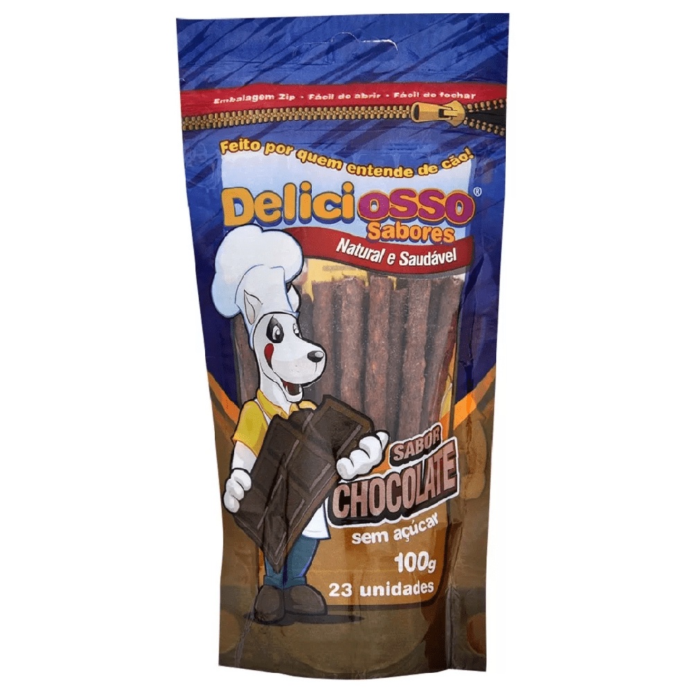 DELICIOSSO SABORES SABOR CHOCOLATE 100G em Oferta na Shopee