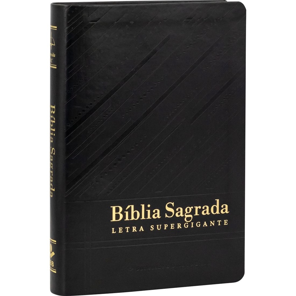Bíblia Sagrada | Letra Supergigante | Indice | ARC | Capa Luxo Preto