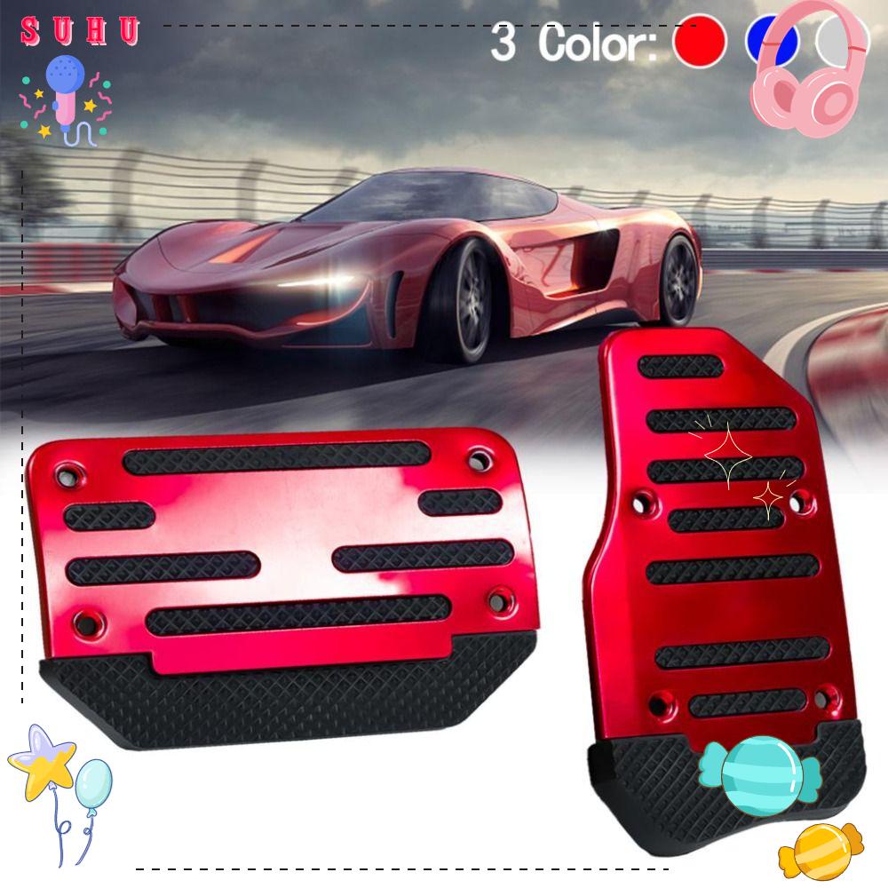 SUHU Pedal Para Carro Universal Engrenagem Automática Com Antiderrapante Capa Pés