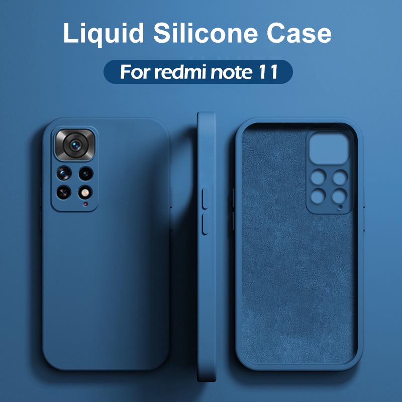 Redmi Note 11 Note11 Note11 11s Pro Plus 5g Capa De Silicone Líquido Para Telefone Xiaomi Macia em Oferta na Shopee