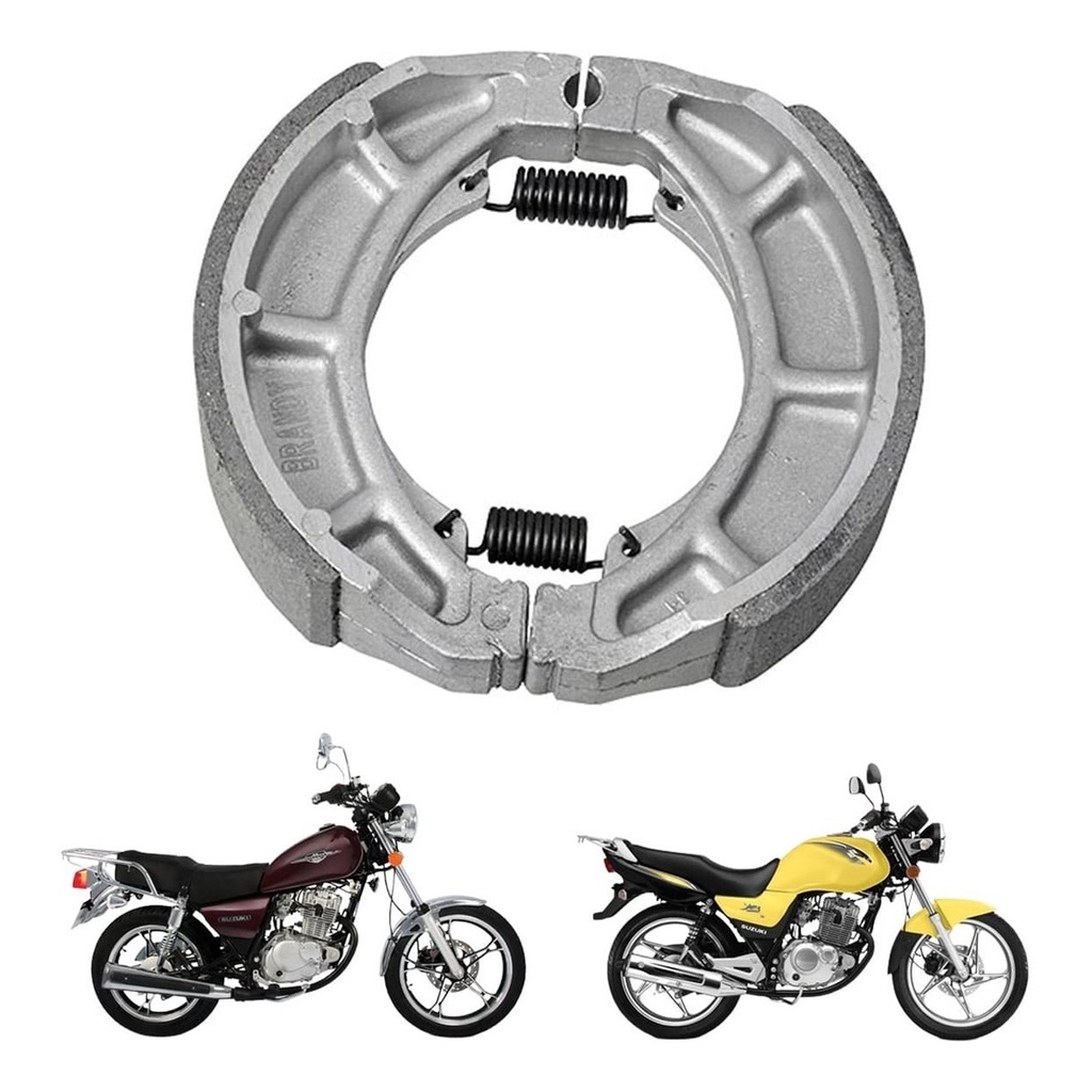 Patim Lona Freio Traseiro Para Moto Intruder 125 Yes 125 Gsr 125 - Brandy