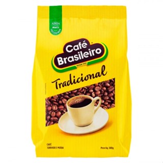 Café Torrado e Moído Tradicional Pacote 500g Café Brasileiro