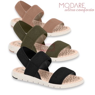Sandalia Modare Original Ortopedica Feminina Papete Ultraconforto Flatform Esporao Massageadora Casual