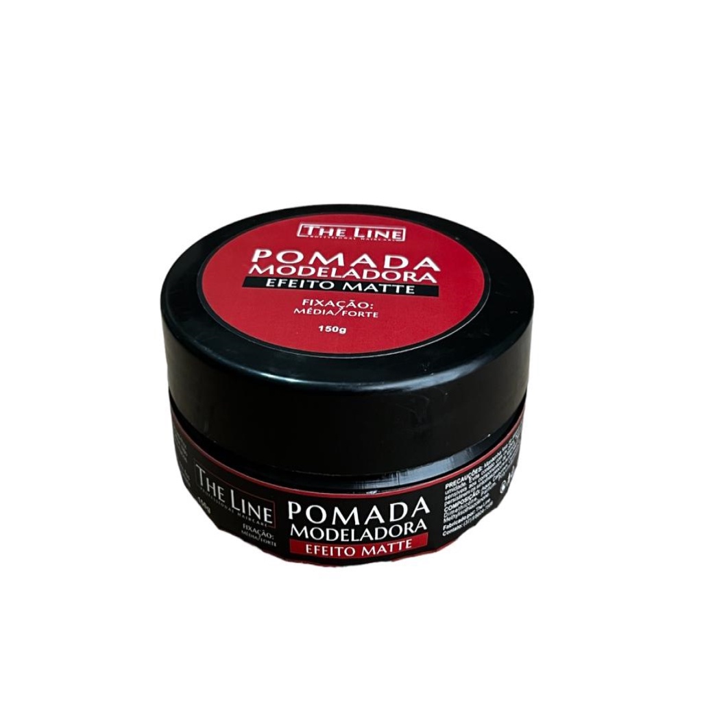 Pomada Modeladora de Cabelo Masculino e Feminino Efeito Seco Matte Profissional anti-frizz 150g