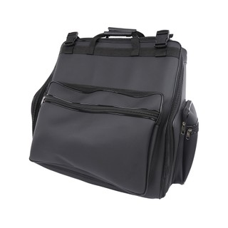 Capa Bag Acordeon, Gaita, Sanfona 80 Baixos Capota Pelúcia Vermelha