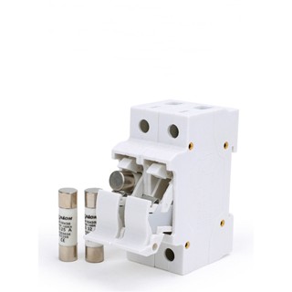 Porta Fusivel 2 Polos Para Sistema Solar 10x38mm PV 500V DC/CC