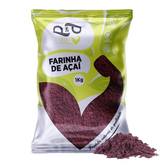 Açaí em Pó / Farinha de Açaí 1Kg - P&P em Oferta na Shopee