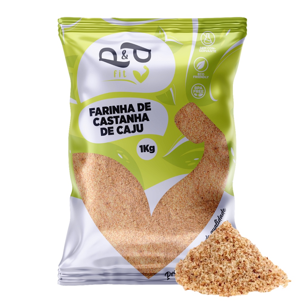 Farinha de Castanha de Caju - 1Kg - P&P