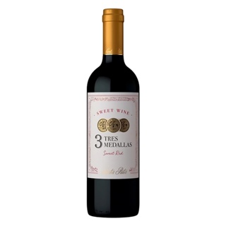 VINHO 3 MEDALLAS SWEET RED 750ML em Oferta na Shopee