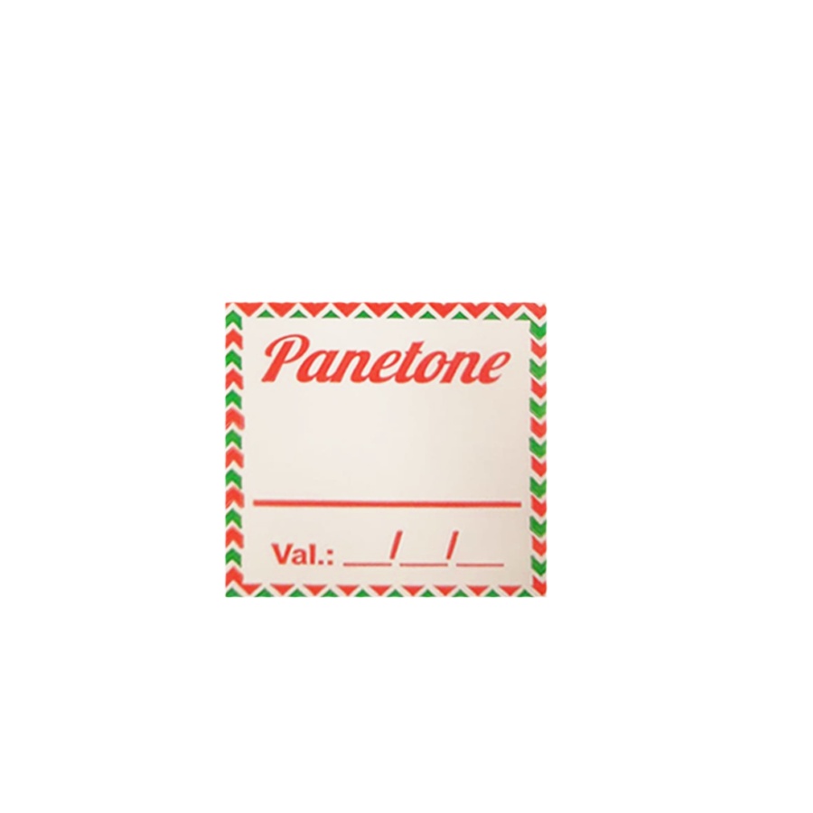 Etiqueta Adesiva - PANETONE validade - com 60 un. Rizzo - Stationery