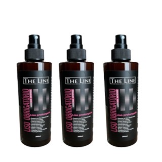 03 Leave-in Creme de Pentear Cabelo Selante Finalizador Capilar Efeito Progressiva 260ml