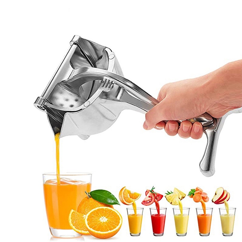 Espremedor De Laranja Manual Sucos Com Bico Limão Frutas Suco Natural Multifuncional Juicer Aço Inox Fruta Cozinha