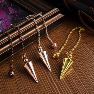 Pêndulo De Metal Antigo Cobre Espiral Cônico Esotericismo Para Divinação Da Radiestesia