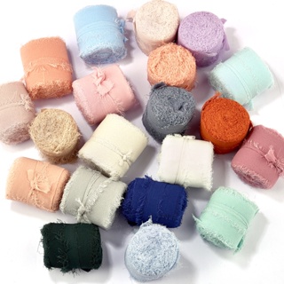 4CM*5M Fosco De Cetim Fita De Chiffon Embalagem De Casamento Buquê De DecoraçãO De Festa De AniversáRio Presente em Oferta na Shopee