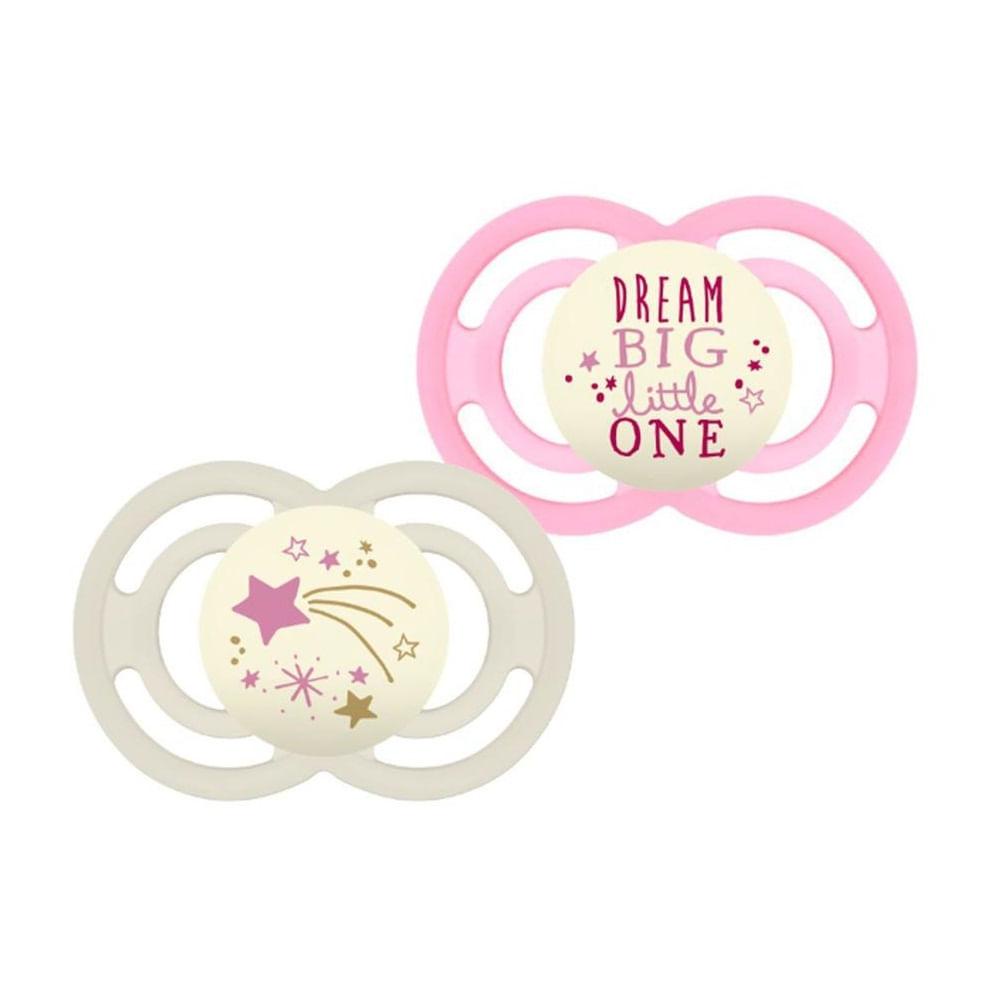 MAM Perfect Night 6 Meses Embalagem Dupla Rosa - Mam Baby - Mom & Baby