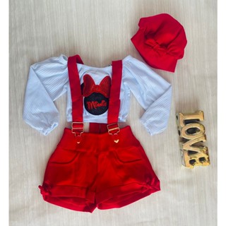 Roupa infantil menina blogueirinha 3 peças Luxo