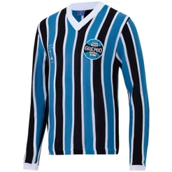 Camisa Retrô Grêmio Manga Longa 1983 Masculina Oficial