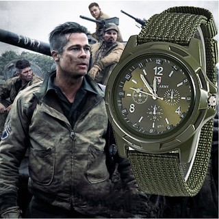 Relógio De Quartzo Masculino Fashion-Forward : Pulseira De Nylon Durável Para Vidas Ativas