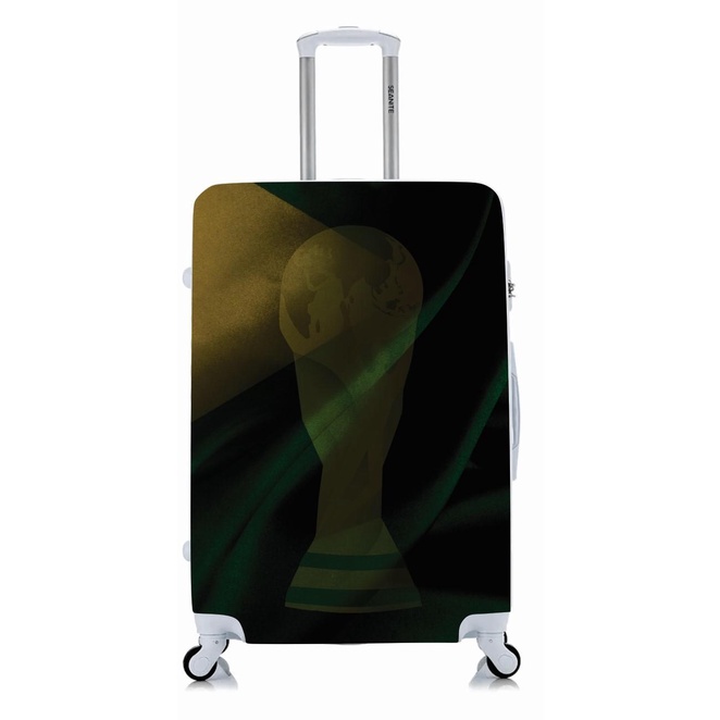 Capa Protetora Para Mala Viagem Personalizada Pequena Taça Copa do Mundo