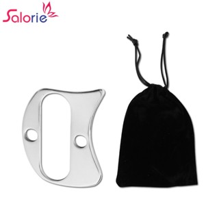 Salorie Faca Fascial De Aço Inoxidável Gua Sha Raspador De Músculos Pele Tecido Miofascial Liberação Fisioterapia Ferramentas