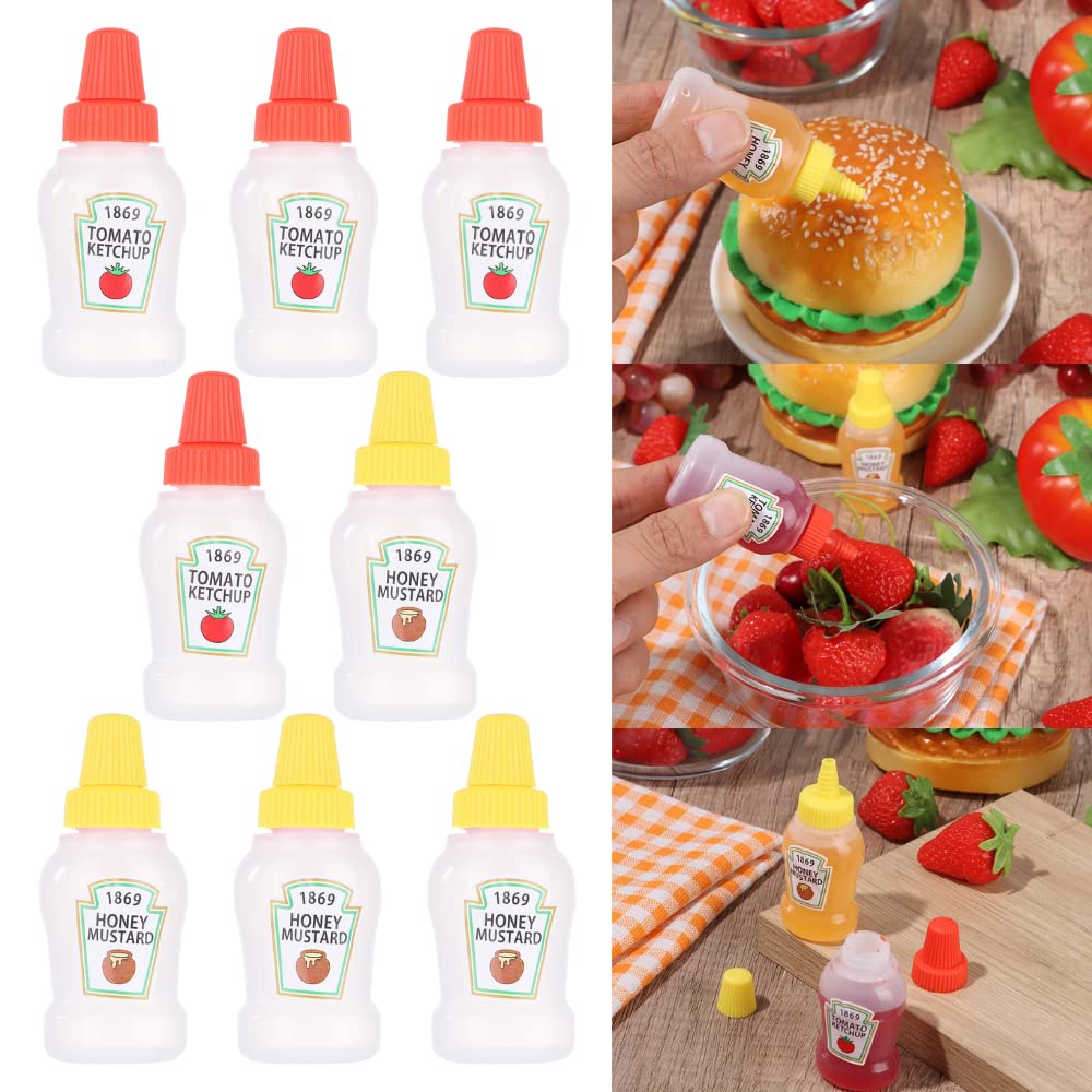 Garrafas De Molho Bento Transparente Ketchup Para Salada De Mostarda , Mini Espremedor De Tempero Bottles em Oferta na Shopee