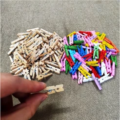 Mini Prendedores Pregador Lembrancinhas - Fotos 3,5cm com 20Pcs ou 50Pcs