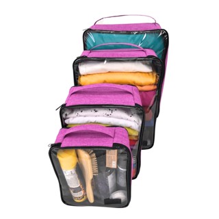 1 Organizador Necessaire Mala Viagem Férias Guarda Roupa Hotéis Toalha Camiseta Blusa Calça Organização Bagagem Passeio - P, M,G, XG
